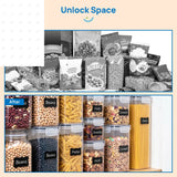 Elevate Your Kitchen with the 14-Piece Airtight Food Storage Container Set - Perfect for Organizing Your Pantry! Allen Cozy Haven Store