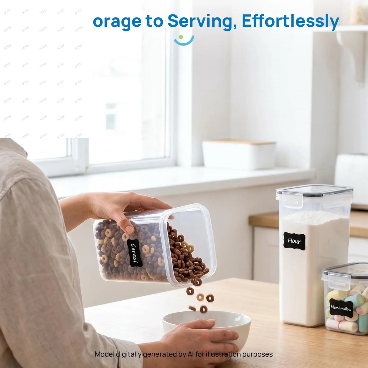 Elevate Your Kitchen with the 14-Piece Airtight Food Storage Container Set - Perfect for Organizing Your Pantry! Allen Cozy Haven Store