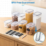 Elevate Your Kitchen with the 14-Piece Airtight Food Storage Container Set - Perfect for Organizing Your Pantry! Allen Cozy Haven Store