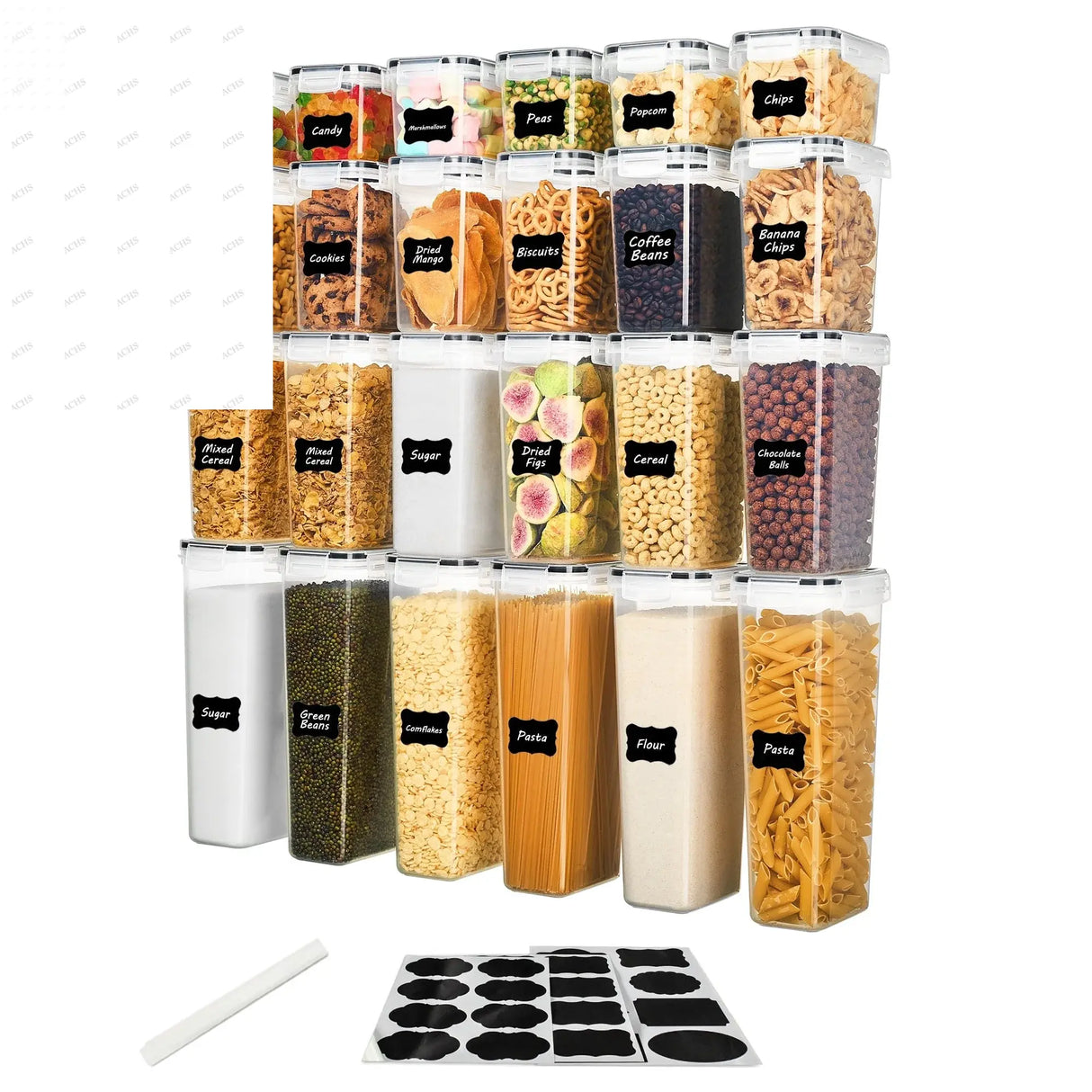 Elevate Your Kitchen with the 14-Piece Airtight Food Storage Container Set - Perfect for Organizing Your Pantry! Allen Cozy Haven Store