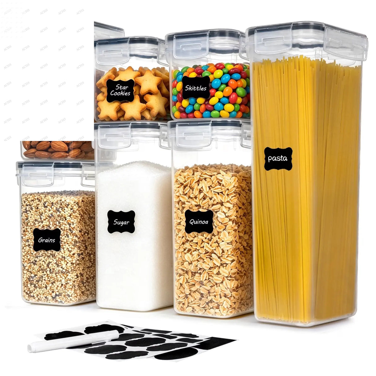 Elevate Your Kitchen with the 14-Piece Airtight Food Storage Container Set - Perfect for Organizing Your Pantry! Allen Cozy Haven Store