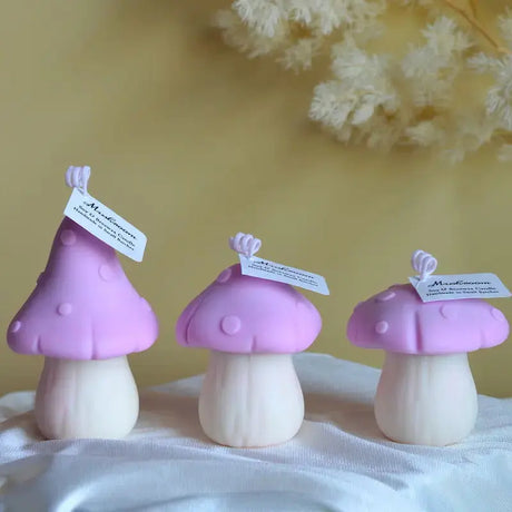 Exquisite Artisan Candles in Mushroom Design Allen Cozy Haven Store