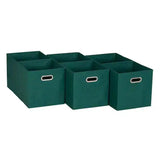 Fabric Storage Bin Set with Open Design