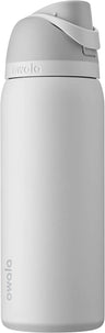 Freesip 24-Ounce Insulated Water Bottle with Straw - BPA-Free, Ideal for Sports and Travel, Dark Color-Allen Cozy Haven Store