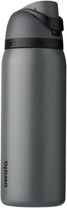 Freesip 24-Ounce Insulated Water Bottle with Straw - BPA-Free, Ideal for Sports and Travel, Dark Color-Allen Cozy Haven Store