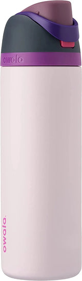 Freesip 24-Ounce Insulated Water Bottle with Straw - BPA-Free, Ideal for Sports and Travel, Dark Color-Allen Cozy Haven Store
