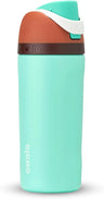 Freesip 24-Ounce Insulated Water Bottle with Straw - BPA-Free, Ideal for Sports and Travel, Dark Color-Allen Cozy Haven Store