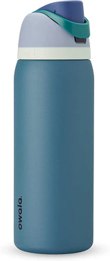 Freesip 24-Ounce Insulated Water Bottle with Straw - BPA-Free, Ideal for Sports and Travel, Dark Color-Allen Cozy Haven Store