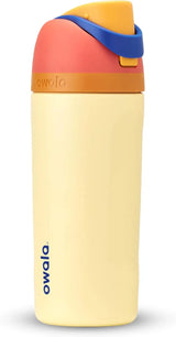 Freesip 24-Ounce Insulated Water Bottle with Straw - BPA-Free, Ideal for Sports and Travel, Dark Color-Allen Cozy Haven Store