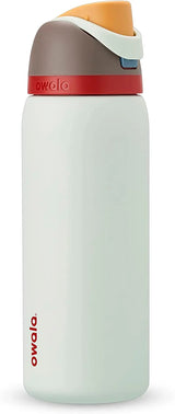 Freesip 24-Ounce Insulated Water Bottle with Straw - BPA-Free, Ideal for Sports and Travel, Dark Color-Allen Cozy Haven Store