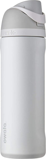 Freesip 24-Ounce Insulated Water Bottle with Straw - BPA-Free, Ideal for Sports and Travel, Dark Color-Allen Cozy Haven Store