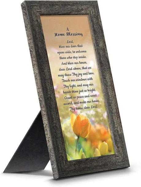 "God Bless This Home: Elegant Home Blessing Sign and Décor, Model 2195BW"-Allen Cozy Haven Store