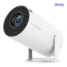 HY300 Pro 4K Android 11 Projector - Dual WiFi, 260 ANSI Lumens, 180° Versatility, Bluetooth 5.0, Portable Outdoor Cinema Solution-Allen Cozy Haven Store