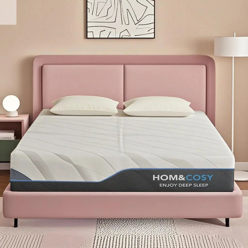 Hcore Queen Mattress, 8/10 inch Medium Firm - Extra Firm Dual-Sided Flip-Flop Mattress for Back Pain Relief Allen Cozy Haven Store