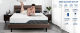 Hcore Queen Mattress, 8/10 inch Medium Firm - Extra Firm Dual-Sided Flip-Flop Mattress for Back Pain Relief Allen Cozy Haven Store