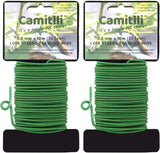 Heavy-Duty Reusable Garden Plant Wire Twist Ties - Soft Wire Ties for Gardening and Home Office (Green, 2 Pack, Total Length 65.6 Feet)-Allen Cozy Haven Store