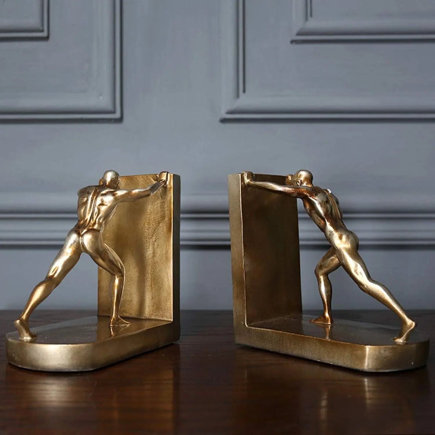 Elegant Decorative Modern Bookends for Home Accents and Support-Allen Cozy Haven Store