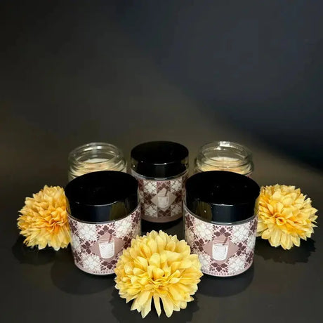 Horchata-Inspired Soy Candles in Decorative Jars Allen Cozy Haven Store