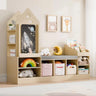 Kids Bookshelf with Reading Nook Allen Cozy Haven Store