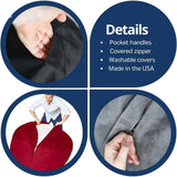 Luxurious Giant 6ft Bean Bag Chair with Microsuede Cover - Ultra Soft, Foam Filling, Washable XL Bean Bag Sofa for Kids, Teenag Allen Cozy Haven Store