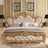 Luxury Vintage Bed - Queen/King Size Allen Cozy Haven Store