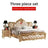 Luxury Vintage Bed - Queen/King Size Allen Cozy Haven Store