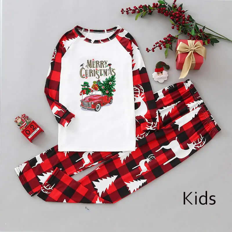 "Matching Parent-Child Christmas Home Attire"-Allen Cozy Haven Store