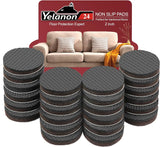 Non-Slip Furniture Pads - 16 Pack, 3-Inch Self-Adhesive Rubber Grippers for Furniture Legs, Anti-Skid Protectors for Hardwood Floors-Allen Cozy Haven Store