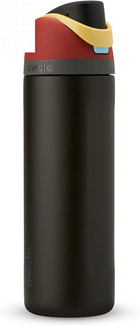 Owala Mandalorian Freesip Insulated Stainless Steel Water Bottle with Straw, 24-Ounce, BPA-Free, Ideal for Sports and Travel BlenderBottle