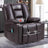 Power Lift Chair with Heat and Massage, with 2 Cup Holders, Side Pocket, USB and Type-c Port,  Faux Leather Lift Recliner Chair Allen Cozy Haven Store
