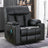 Power Lift Chair with Heat and Massage, with 2 Cup Holders, Side Pocket, USB and Type-c Port,  Faux Leather Lift Recliner Chair Allen Cozy Haven Store