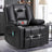 Power Lift Chair with Heat and Massage, with 2 Cup Holders, Side Pocket, USB and Type-c Port,  Faux Leather Lift Recliner Chair Allen Cozy Haven Store