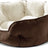 Premium 20-Inch Small Dog and Cat Bed - Extra Soft, Machine Washable, Anti-Slip, and Water-Resistant Oxford Base - Brown-Allen Cozy Haven Store
