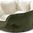 Premium 20-Inch Small Dog and Cat Bed - Extra Soft, Machine Washable, Anti-Slip, and Water-Resistant Oxford Base - Brown-Allen Cozy Haven Store