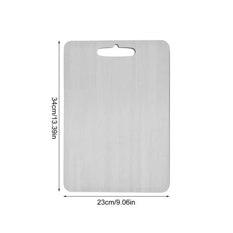 Premium 304 Stainless Steel Dual-Sided Kitchen Cutting Board-Allen Cozy Haven Store