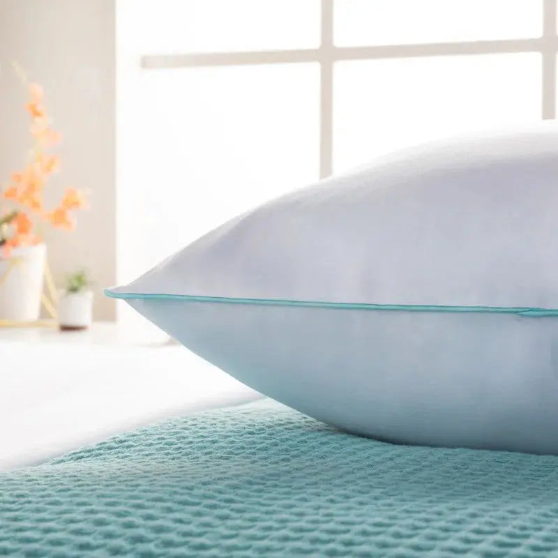 Premium Encased Shredded Memory Foam Pillow with Medium Support for Enhanced Cooling Comfort-Allen Cozy Haven Store
