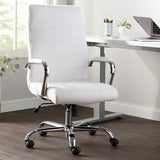 Premium Executive Office Chair with Metal Frame and Armrests-Allen Cozy Haven Store