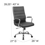 Premium Executive Office Chair with Metal Frame and Armrests-Allen Cozy Haven Store
