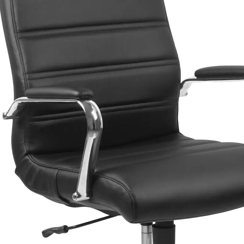 Premium Executive Office Chair with Metal Frame and Armrests-Allen Cozy Haven Store