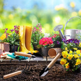 Professional 3-Piece Gardening Tools Set with Non-Slip Wooden Grip - Includes Transplant Trowel, Cultivator, and Hand Rake for Outdoor Gardening-Allen Cozy Haven Store
