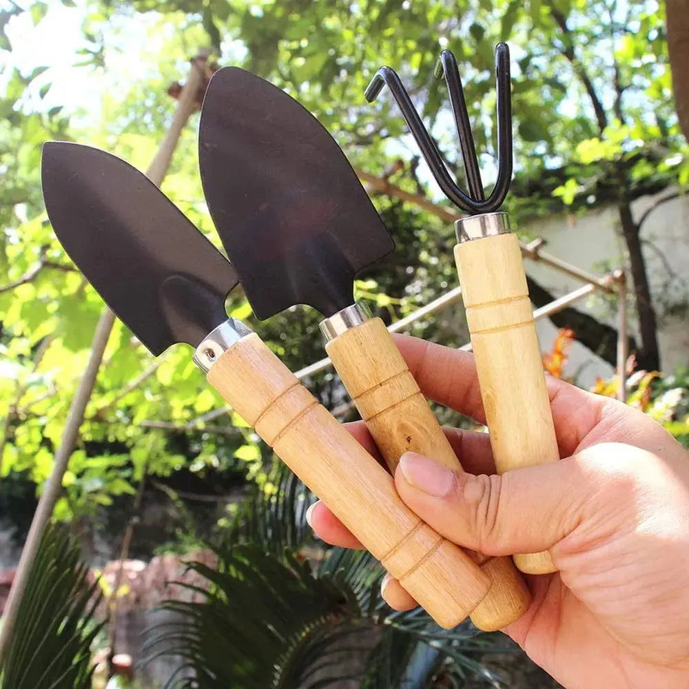 Professional 3-Piece Mini Garden Tool Set for Comprehensive Indoor and Outdoor Plant Care-Allen Cozy Haven Store