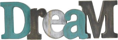 Rustic Home Decor - Decorative Block Letter Wall Art for Home Decoration-Allen Cozy Haven Store