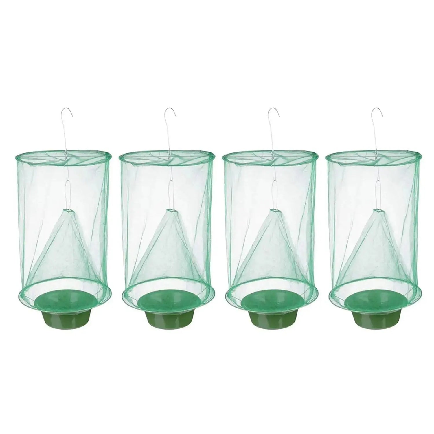 Set of 4 Reusable Foldable Outdoor Fly Traps for Agricultural and Garden Use-Allen Cozy Haven Store