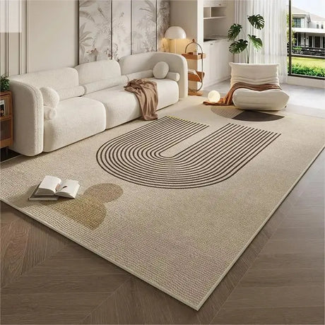 Simple Style Carpets for Living Room Rugs Customizable Bedroom Decor Home Crystal Velvet Lounge Big Size Floor Mats Dining Room Allen Cozy Haven Store