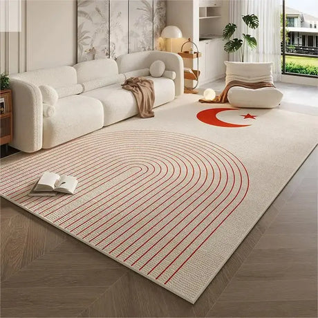Simple Style Carpets for Living Room Rugs Customizable Bedroom Decor Home Crystal Velvet Lounge Big Size Floor Mats Dining Room Allen Cozy Haven Store