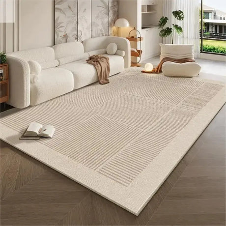Simple Style Carpets for Living Room Rugs Customizable Bedroom Decor Home Crystal Velvet Lounge Big Size Floor Mats Dining Room Allen Cozy Haven Store