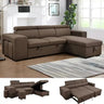 Sofa Couch with Reversible Storage Chaise and More Features Allen Cozy Haven Store