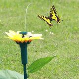 Solar-Powered Garden Stake Decor Featuring Fluttering Butterflies and Hummingbirds-Allen Cozy Haven Store