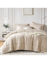 Solid Blue Microfiber Comforter Set Queen - Lightweight, All-Season, 4-Piece Bedding Allen Cozy Haven Store