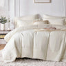 Solid Blue Microfiber Comforter Set Queen - Lightweight, All-Season, 4-Piece Bedding Allen Cozy Haven Store